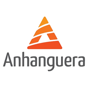 Logotipo da Faculdade Anhanguera, instituição parceira da Pós-graduação